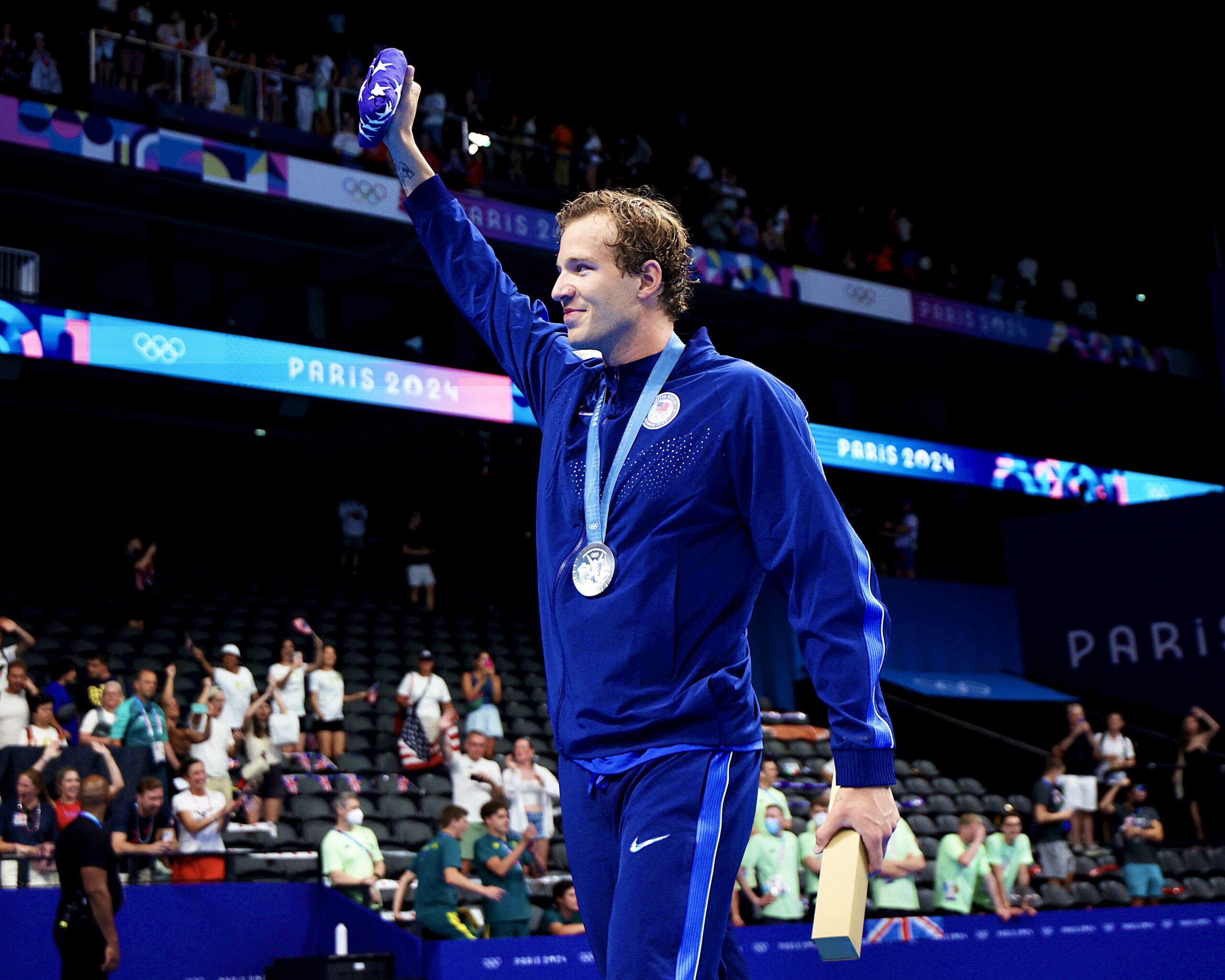 Swimming - Olympic Games Paris 2024: Day 4 Chris Souza and Family